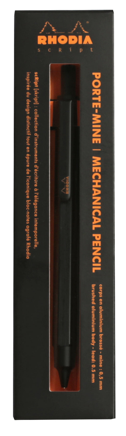 Vulpotlood Rhodia scRipt 0.5mm Zwart - 2