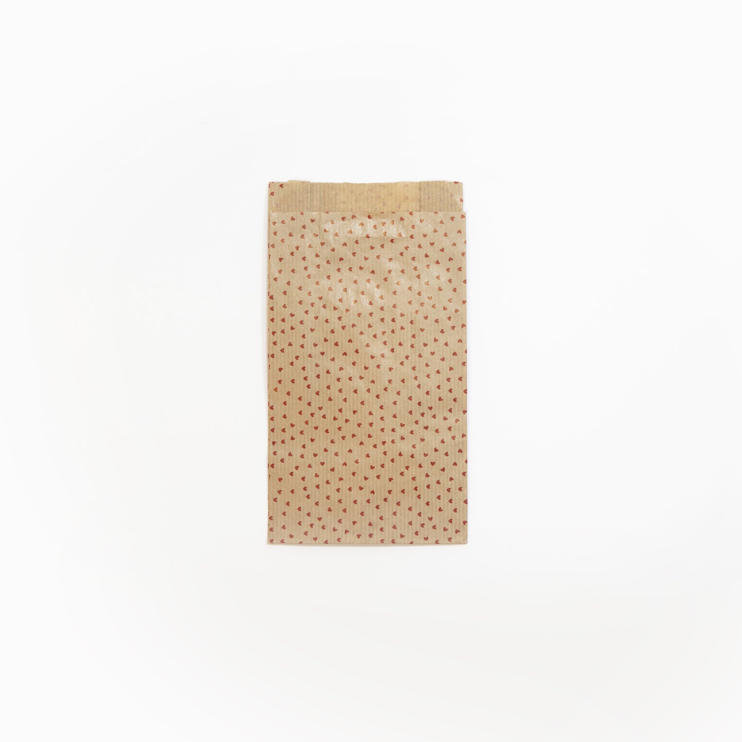 Cadeauzak Clairfontaine Kraft met Hartdesign, 12x24x4.5 cm, 50 stuks
