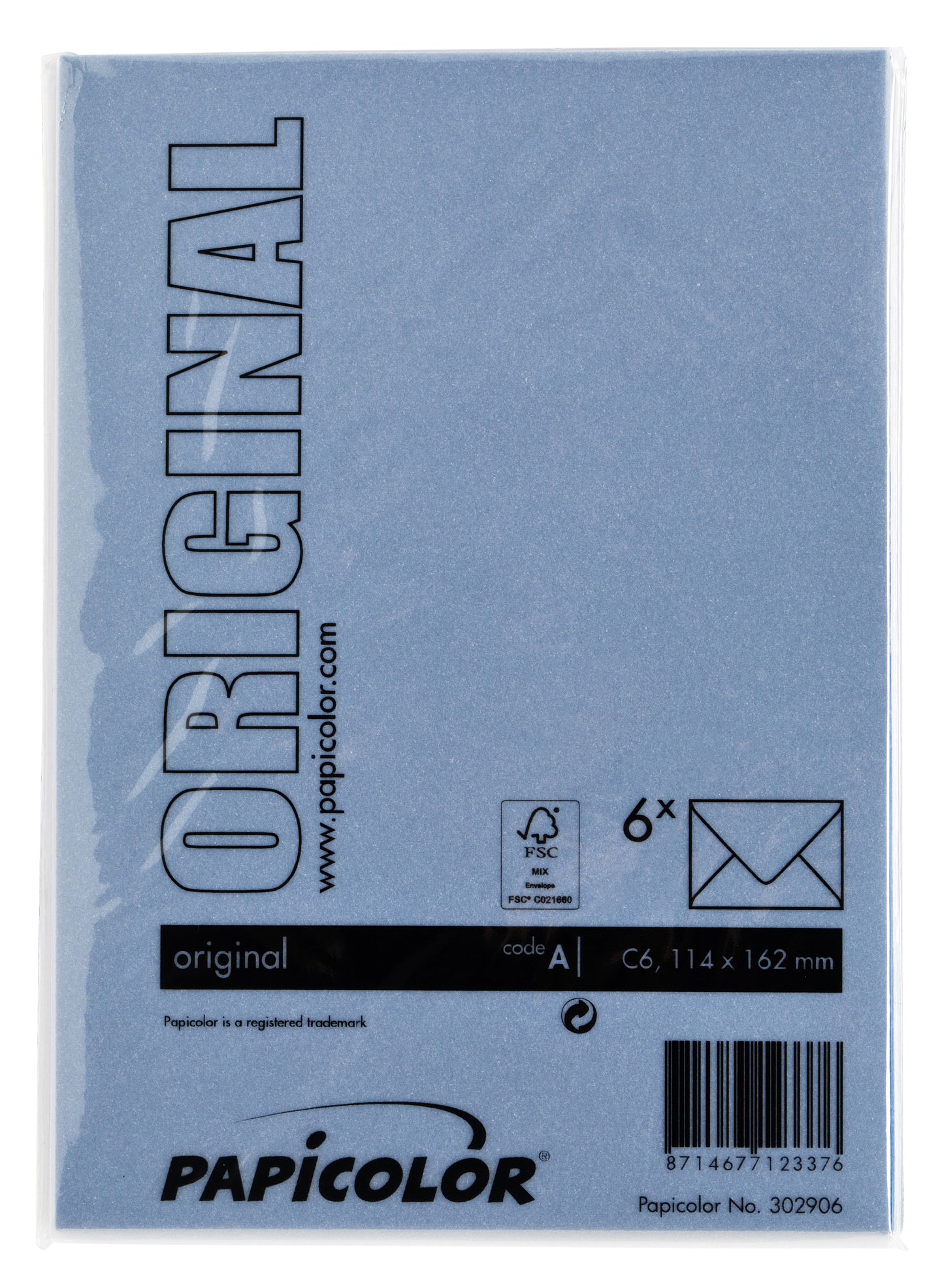 Envelop Papicolor C6 114x162mm donkerblauw - 3