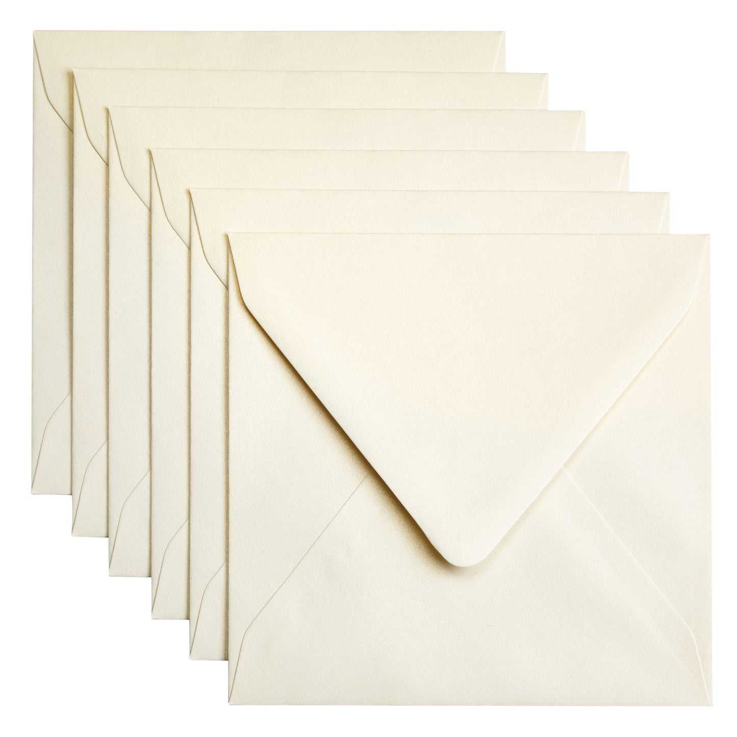 Papicolor 140x140mm metallic ivoor Envelop