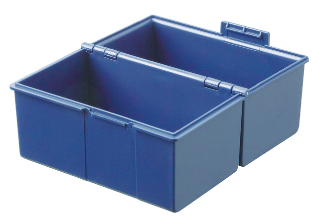 Han Kaartenbak A6 300 Kaarten, Blauw Katoen