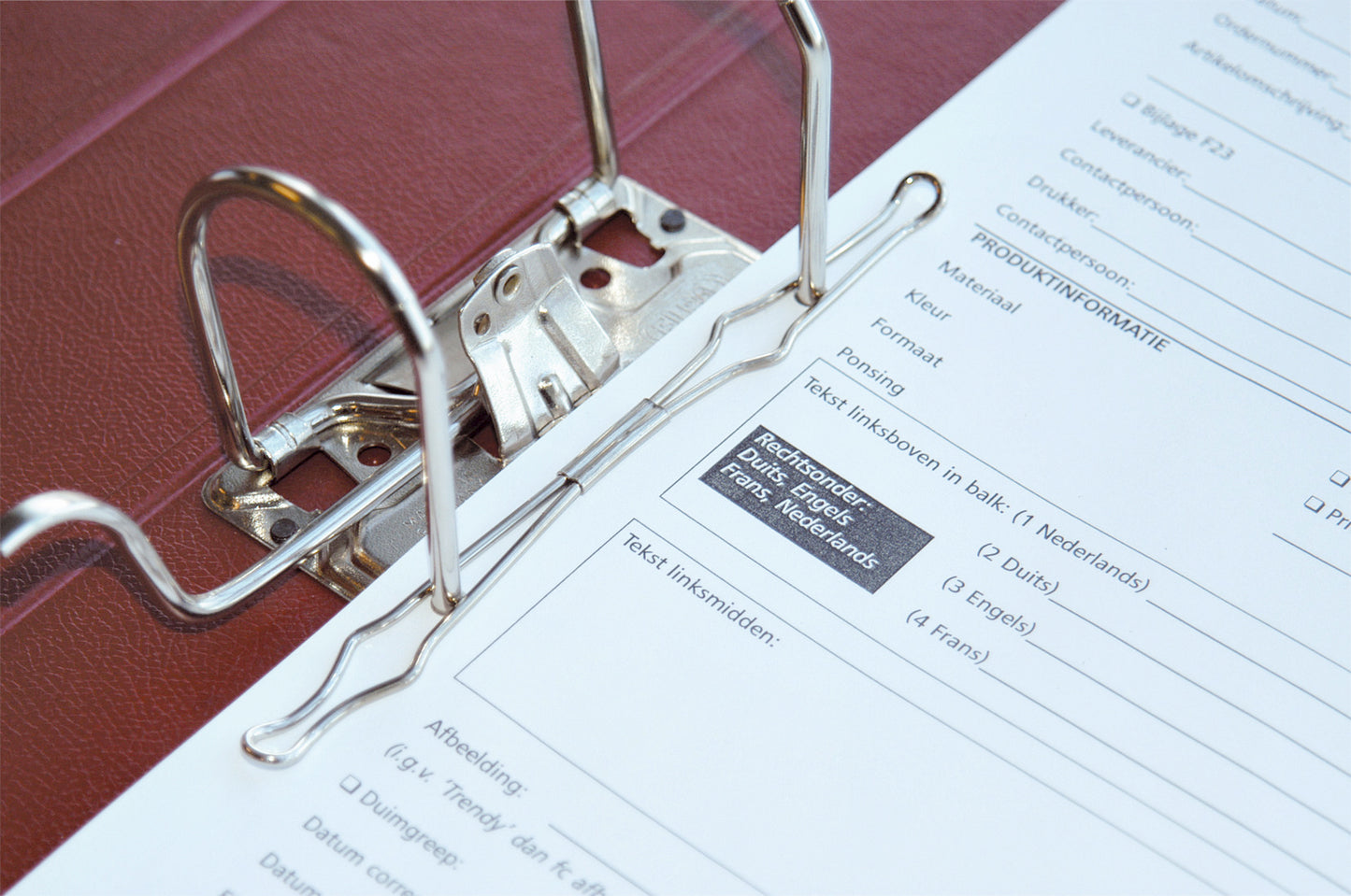 Kangaro Papierspanner voor Ringbanden - 2