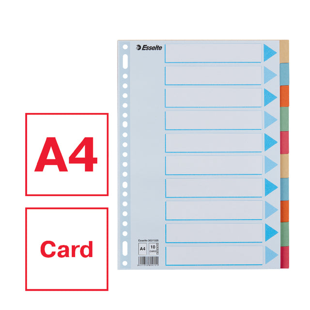 Esselte Premium A4 10-dlg karton gekleurd - 4