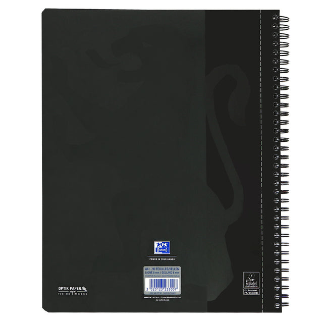 Oxford A4+ collegeblok gelijnd 180 pagina's 80g met ringband - 2