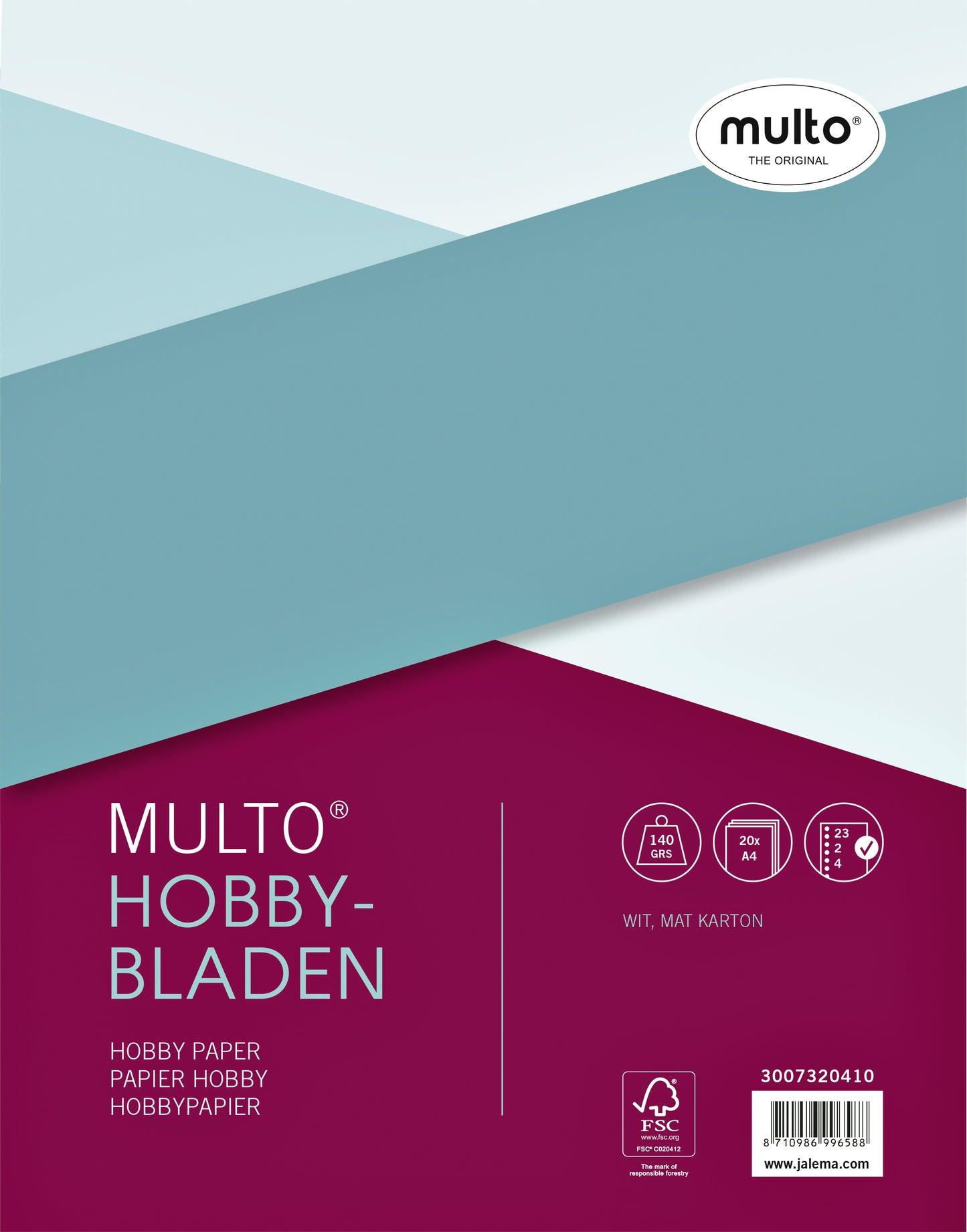 Houtvrij Interieur Multo 23-gaats Ruit 80 g/m², A4, 50 vellen