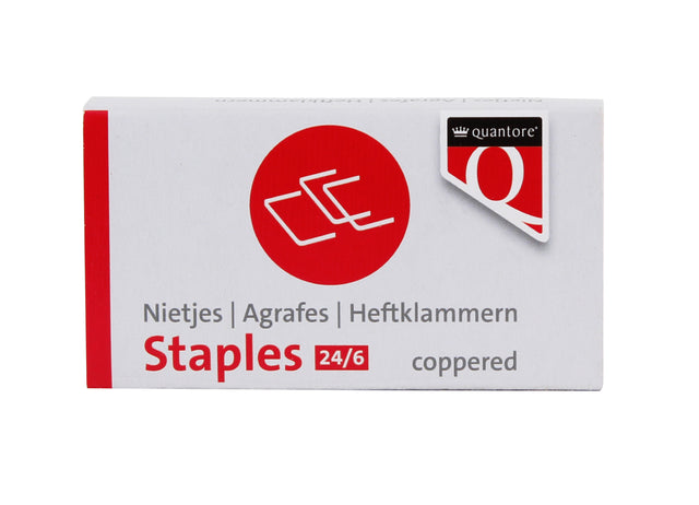Nietjes Quantore 24/6 voor standaard nietmachines