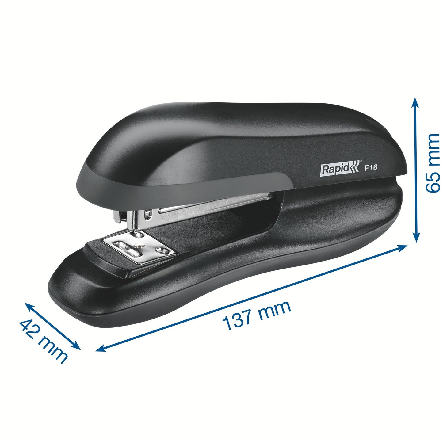 Rapid Fashion F16 half-strip nietmachine zwart - 3