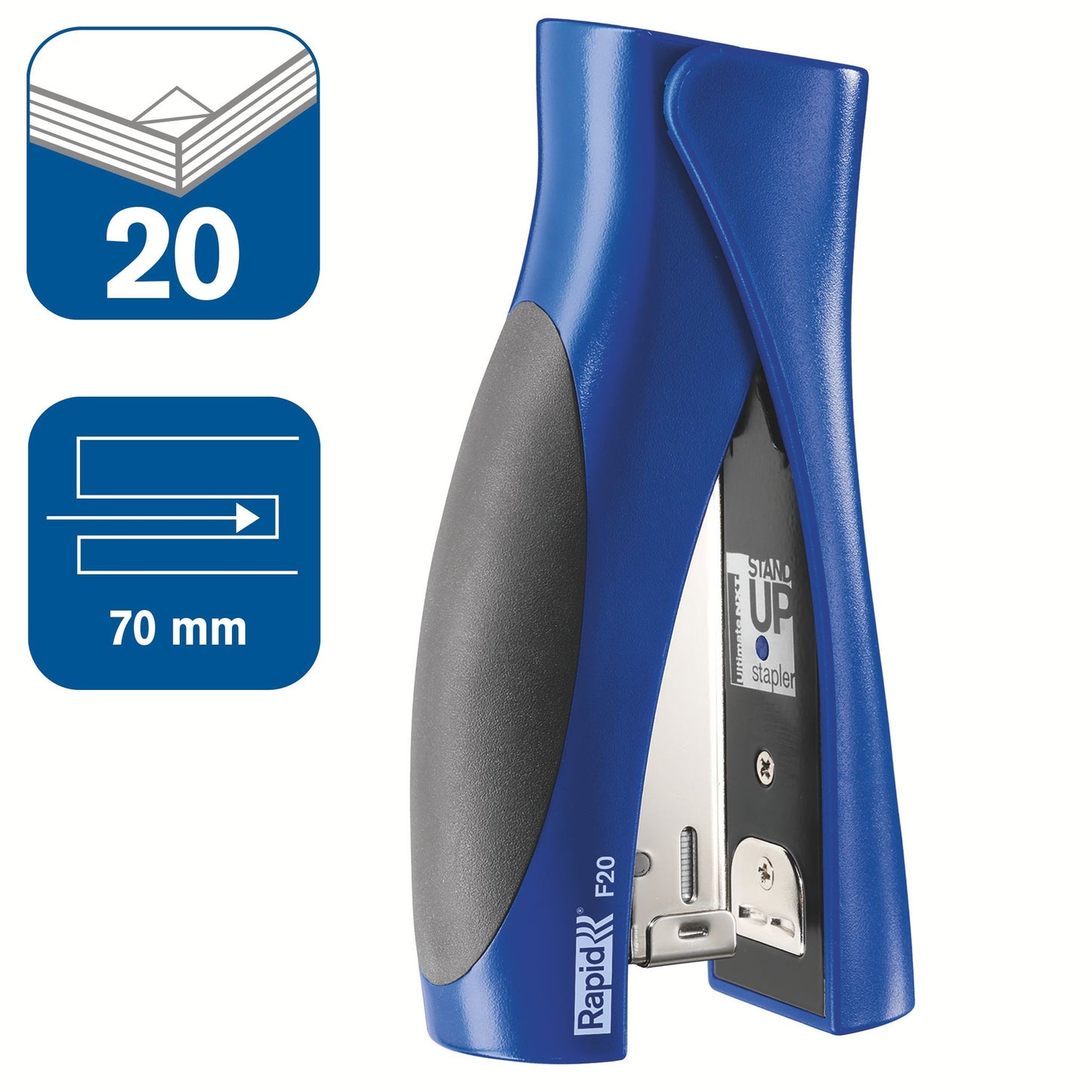 Rapid Fashion Ultimate F20 staande nietmachine 20 vel zwart - 2