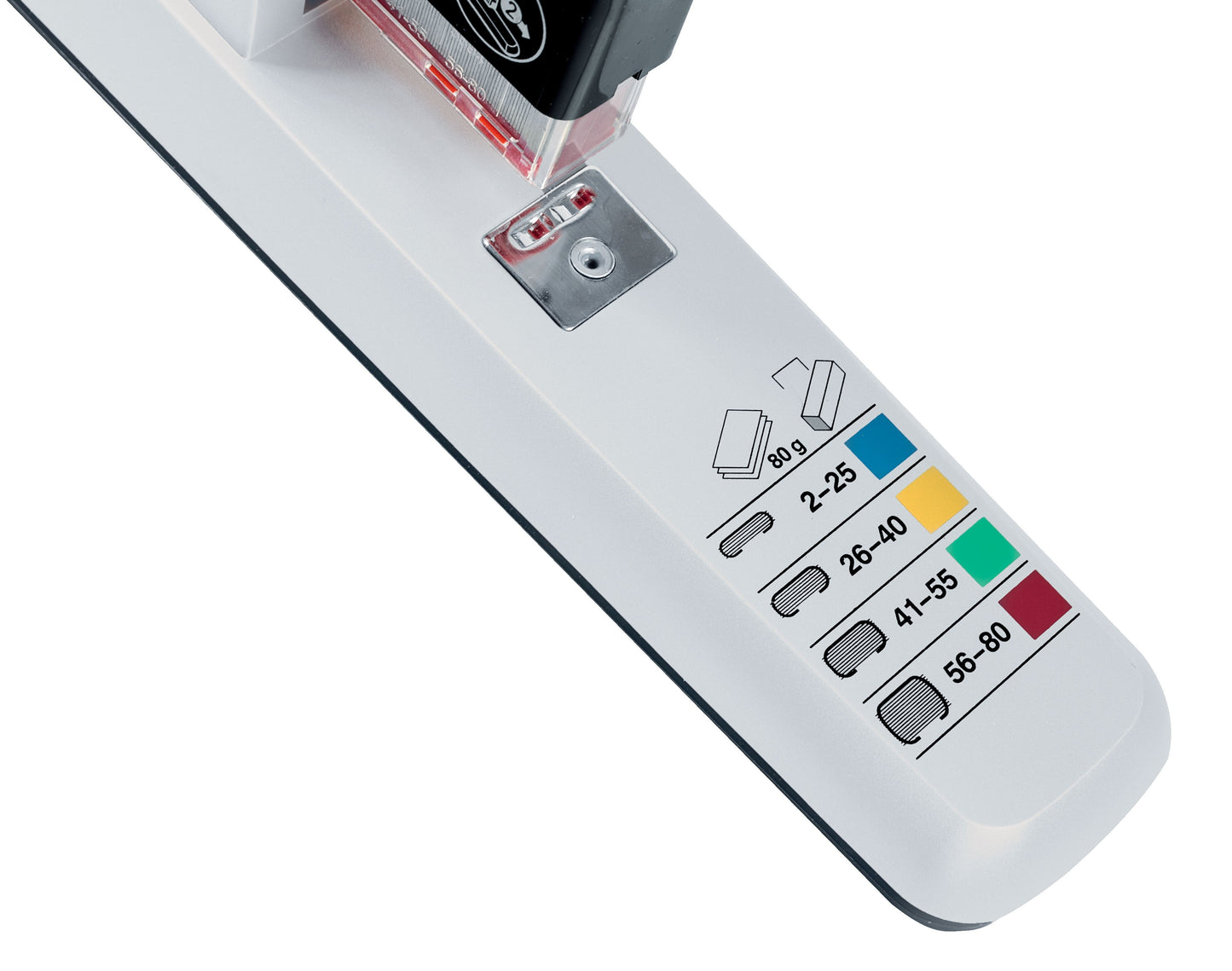 Leitz Heavy Duty Nietmachine 80 vel zilver, voor intensief gebruik - 4