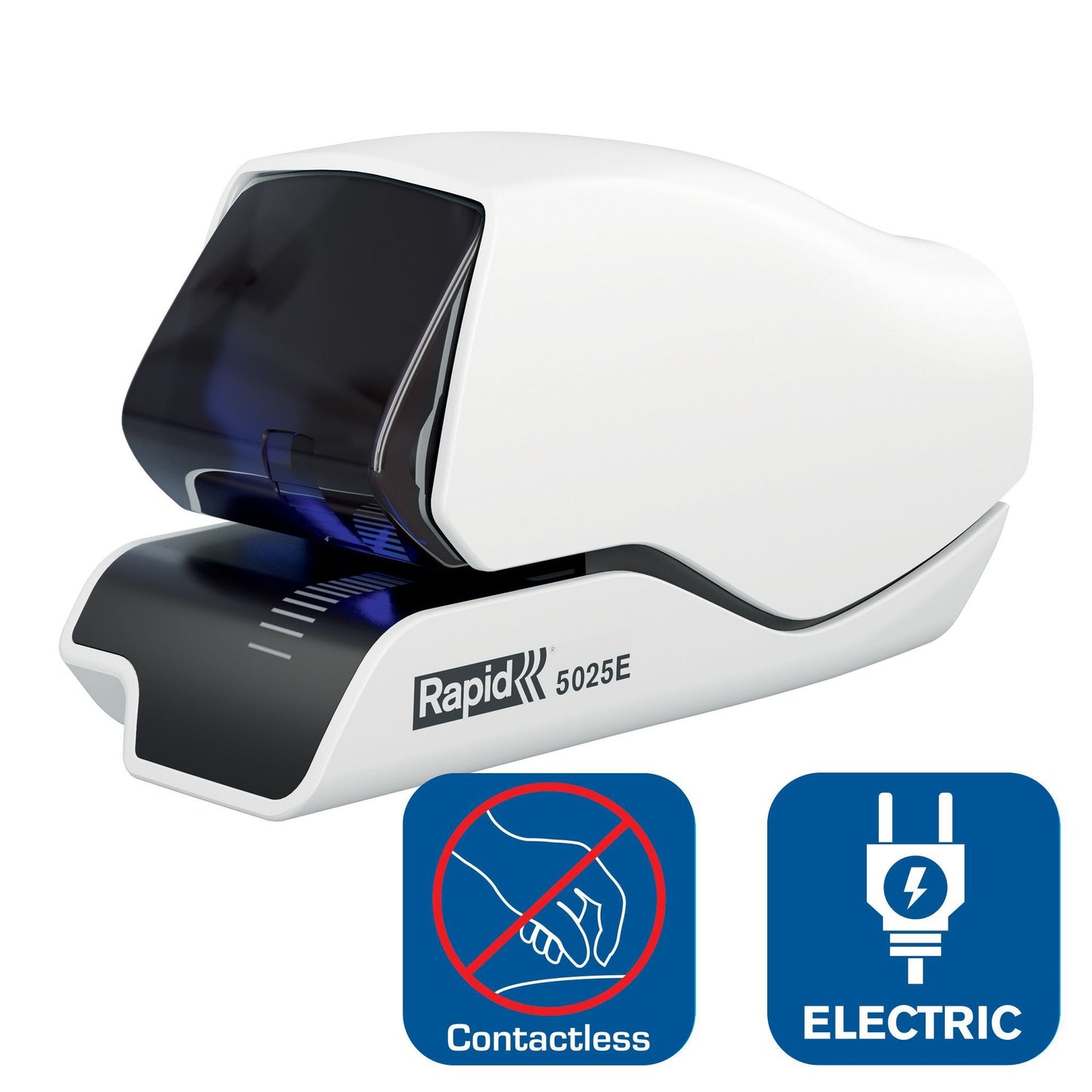 Rapid Supreme elektrische nietmachine 5025e, 25 vel, wit - 4