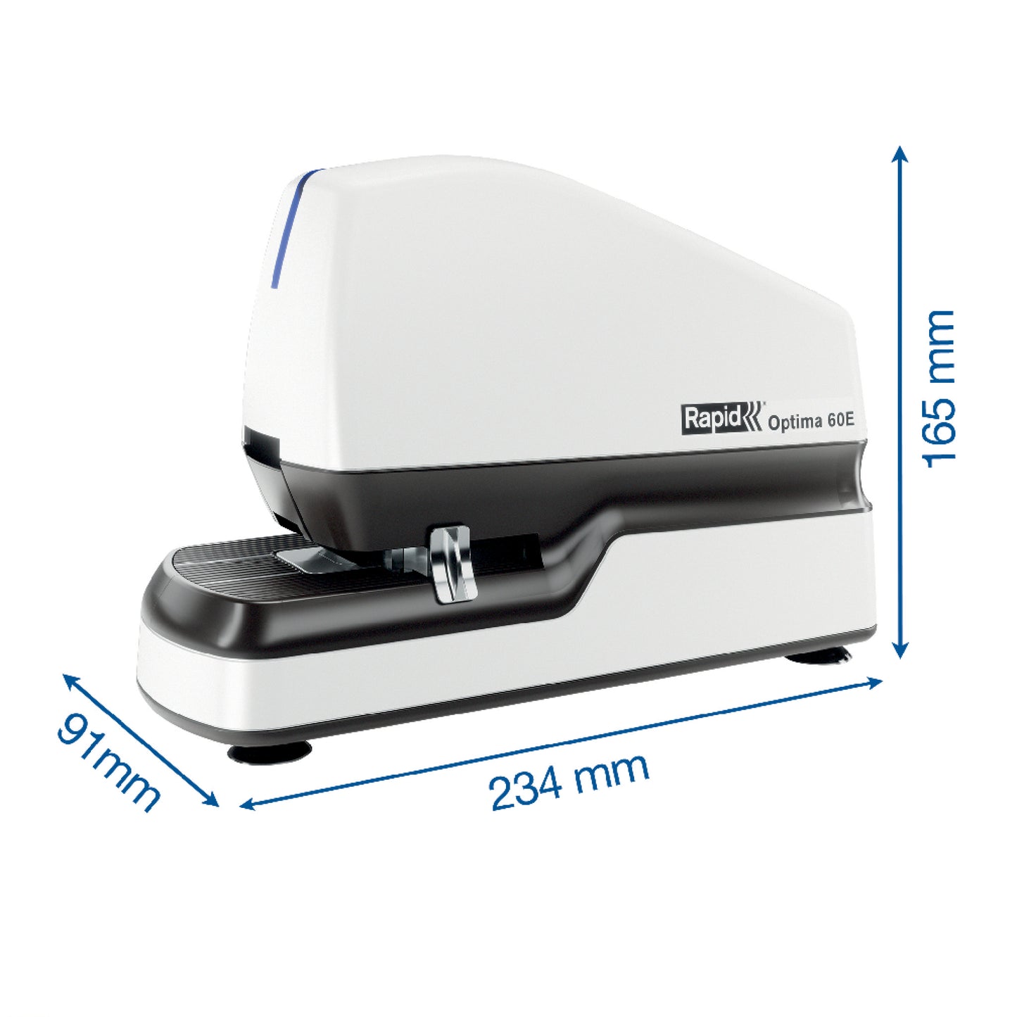 Elektrische nietmachine Rapid Optima 70 voor tot 70 vel, Zwart Zilver - 4