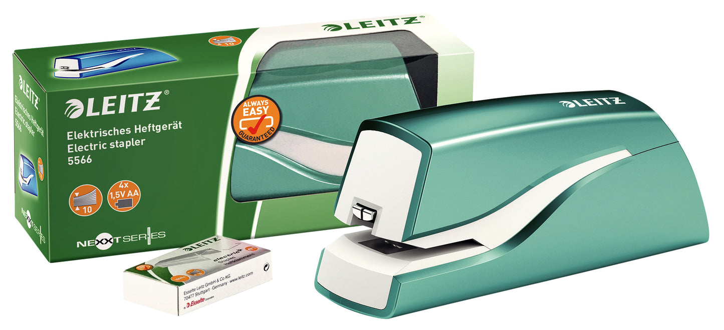 Leitz WOW NeXXt Contactloze Nietmachine voor 10 Vel, IJsblauw - 2