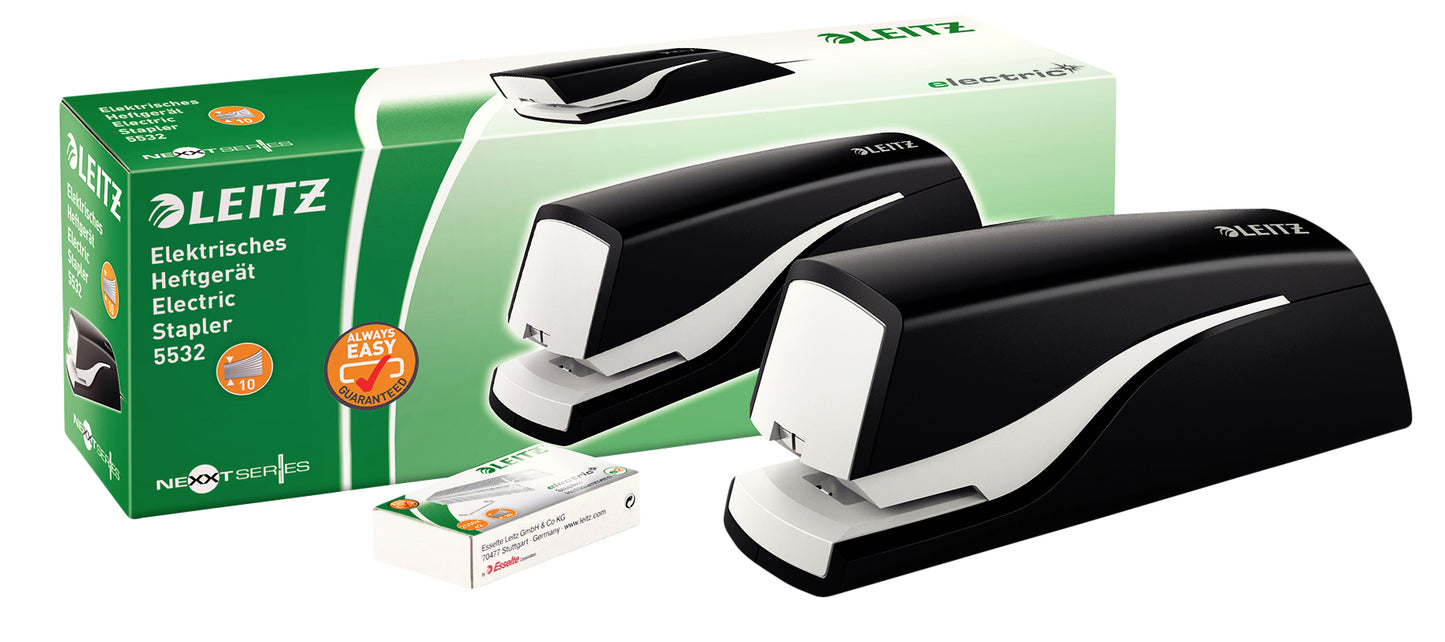 Nietmachine Leitz NeXXt elektrisch 10 vel zwart - 2