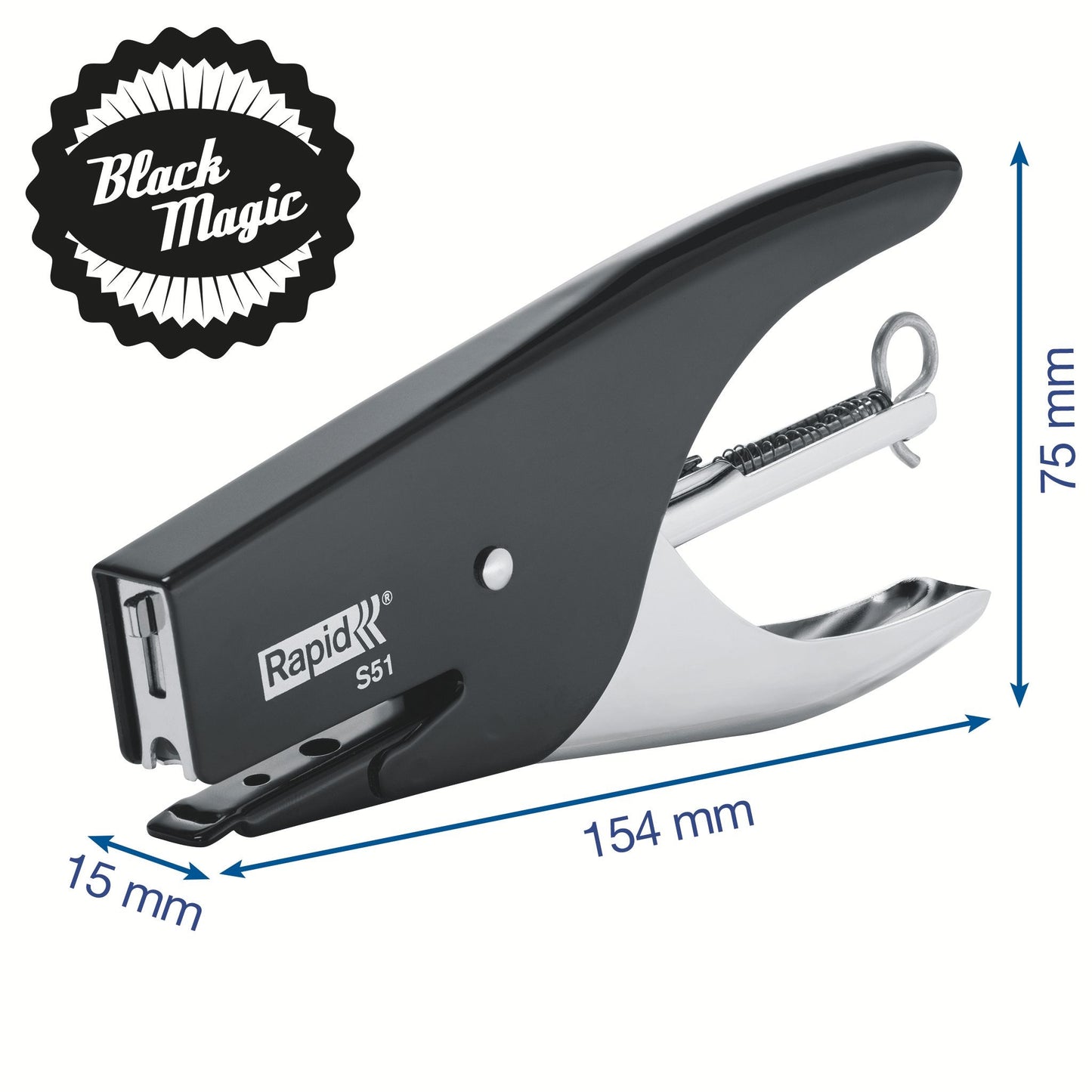 Niettang Rapid Classic S51, 12 vel, zwart - 3