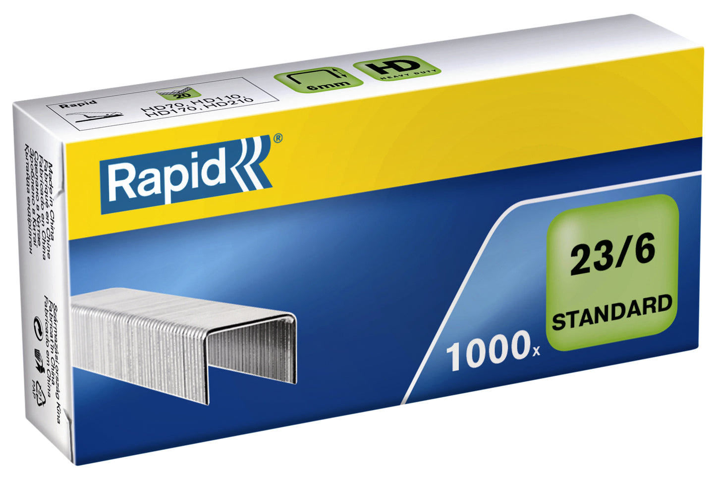 Nietjes Rapid 23/6 Gegalvaniseerd Standaard - 1000 stuks