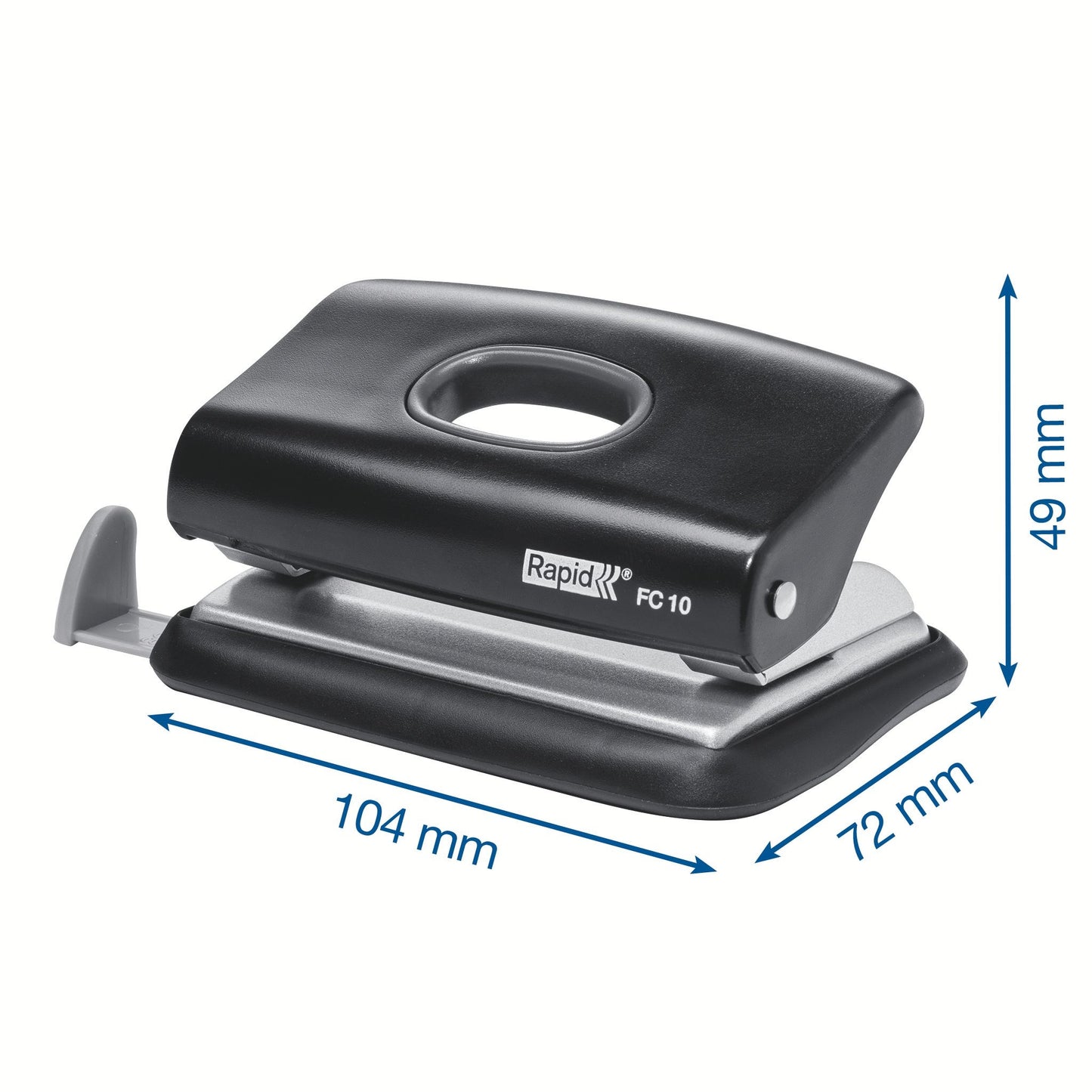 Perforator Rapid Fashion FC10 mini 10 vel, zwart - 2