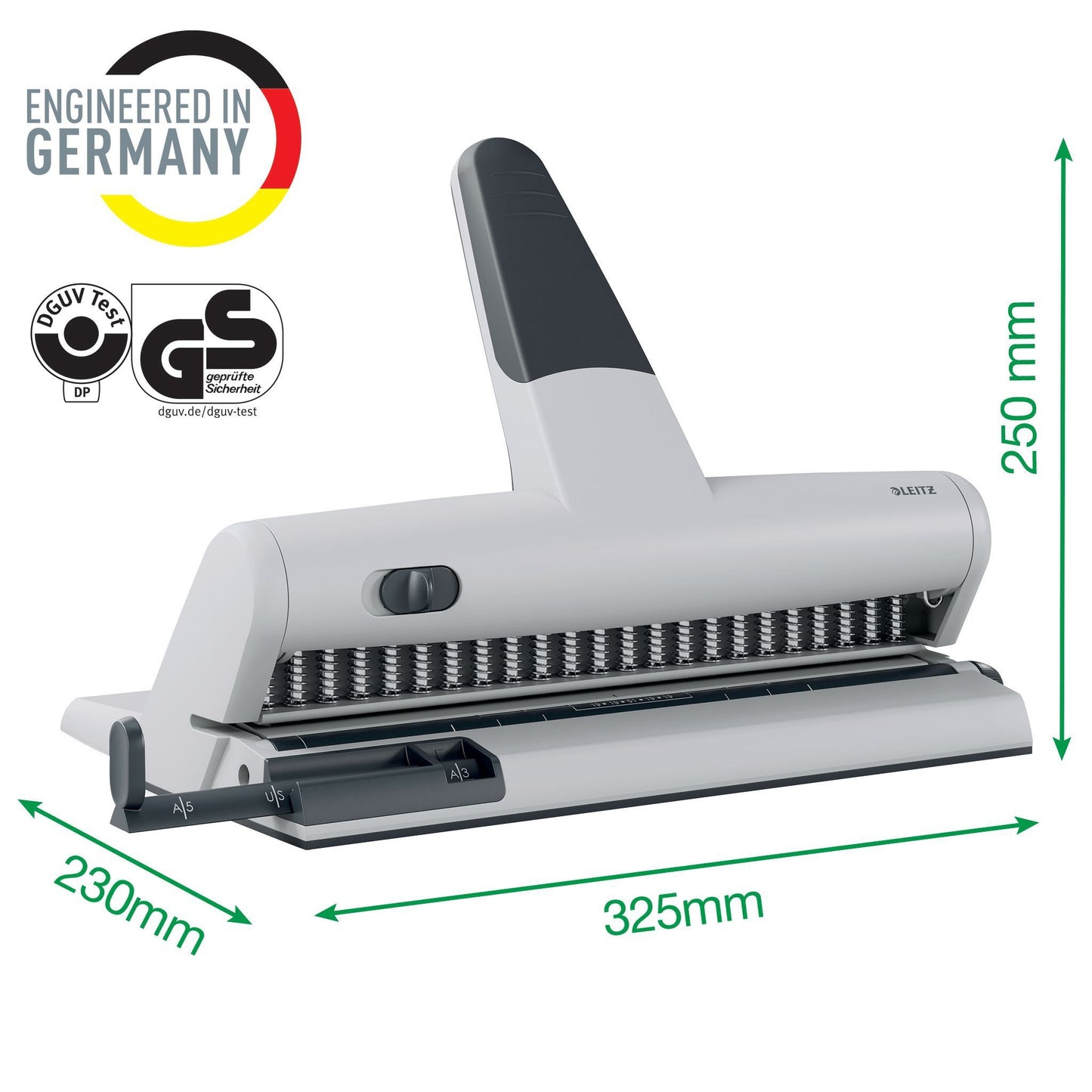 Leitz Heavy Duty perforator 23-gaats, 15 vel capaciteit - 3