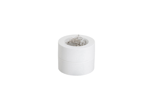 Maul 30123 magnetische papercliphouder, wit, Ø73mm