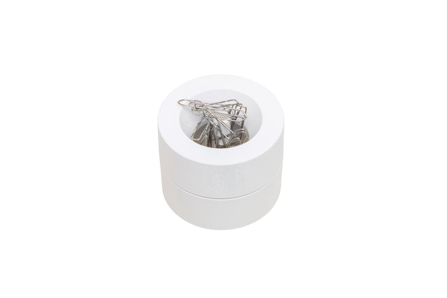 Maul 30123 magnetische papercliphouder, wit, Ø73mm - 2