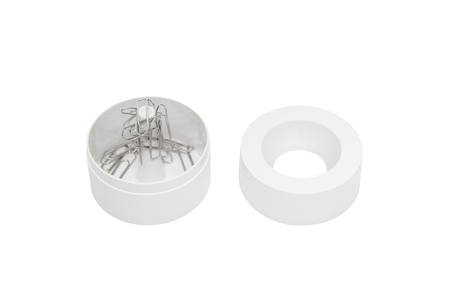 Maul 30123 magnetische papercliphouder, wit, Ø73mm - 3