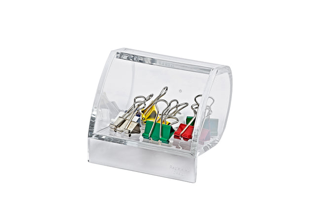 Papercliphouder Maul 87x77x65mm acryl - 6
