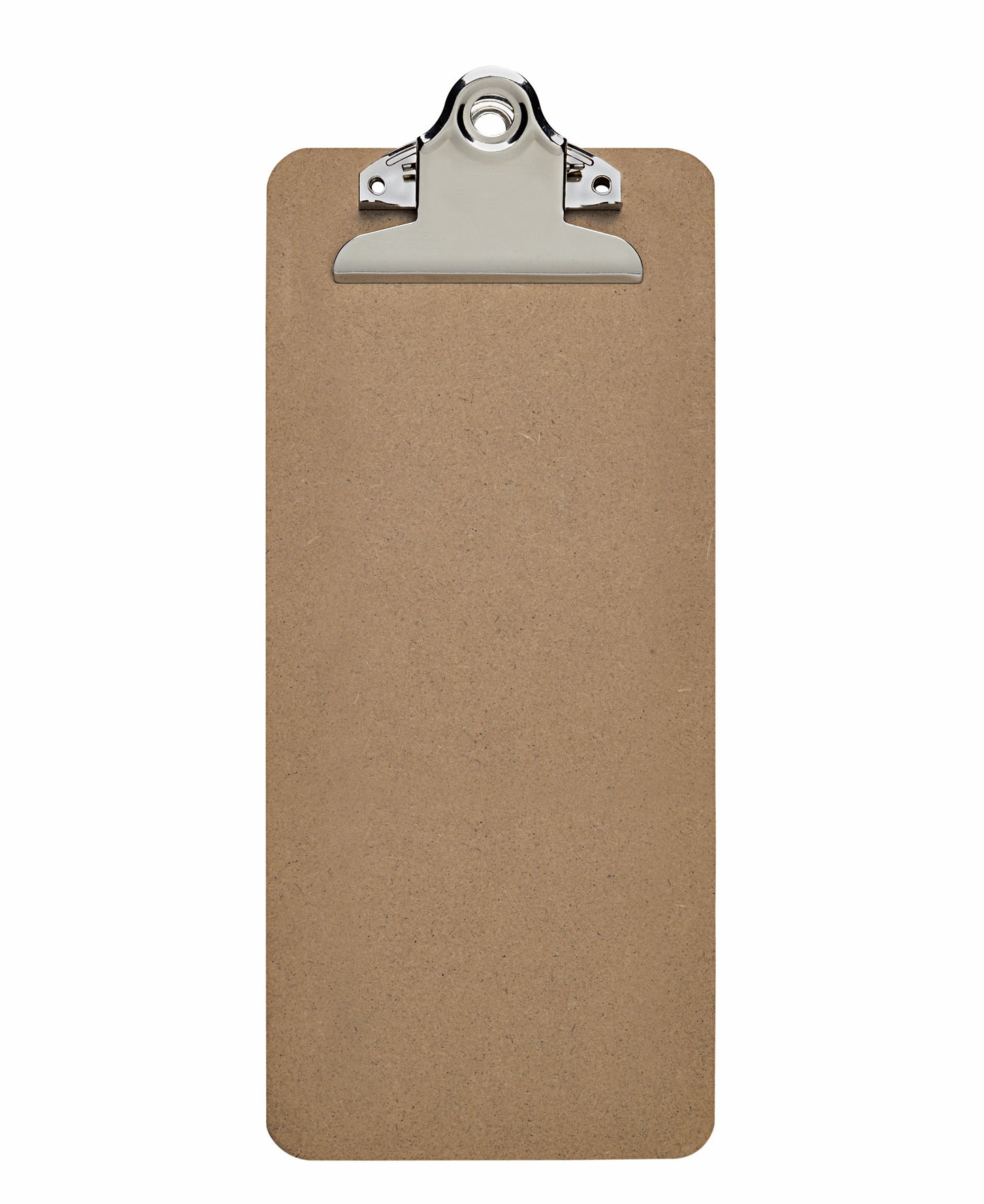 Houten klembord 28x11,5cm, staand, met grote 77mm klem