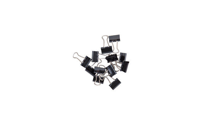Papierklem MAUL 213 foldback 16mm zwart met grote capaciteit - 5