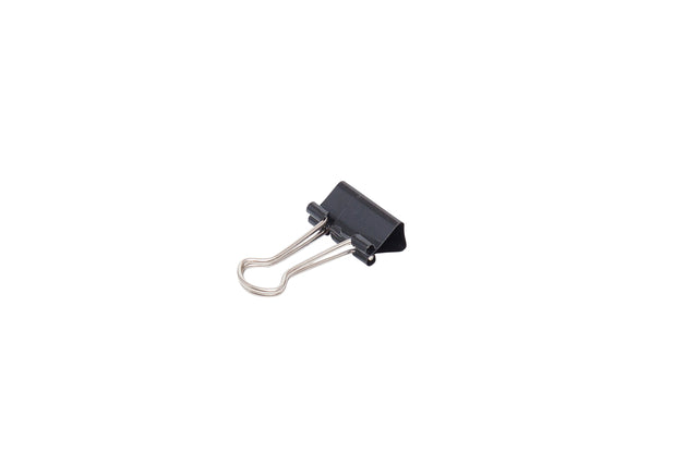 Papierklem MAUL 213 foldback 19mm zwart met grote capaciteit