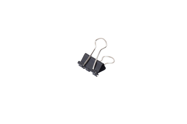 Papierklem MAUL 213 foldback 19mm zwart met grote capaciteit - 2