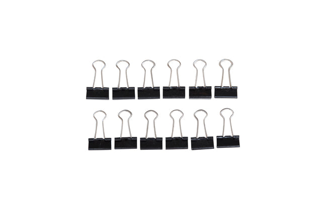Papierklem MAUL 213 foldback 19mm zwart met grote capaciteit - 5