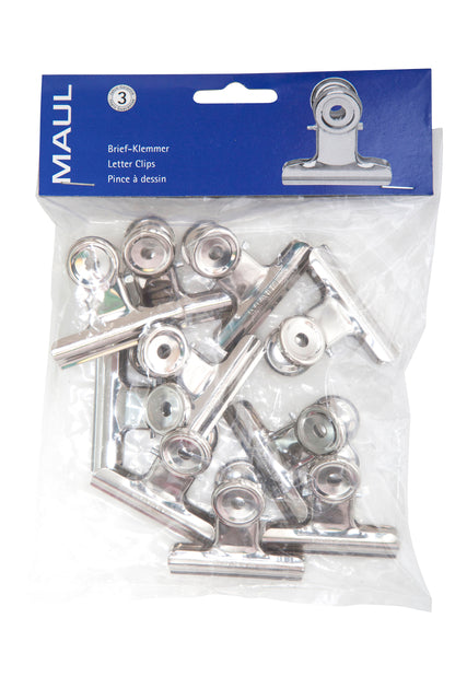 Papierklem MAUL Bulldog 50mm met metalen veer - 9