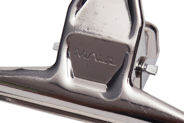 Papierklem MAUL Pro 75mm nikkel met grote klemwijdte - 3