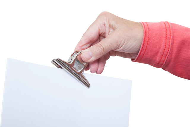 Papierklem MAUL Pro 75mm nikkel met grote klemwijdte - 7