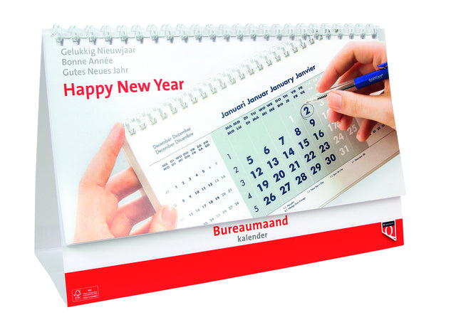 Bureau-maandkalender 2025 Quantore 14x21cm