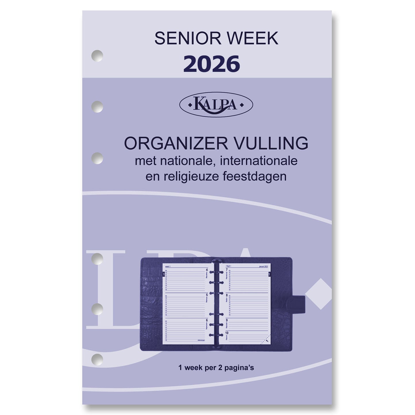 Kalpa Senior Agenda Vulling 2025 7 Dagen Per 2 Pagina's