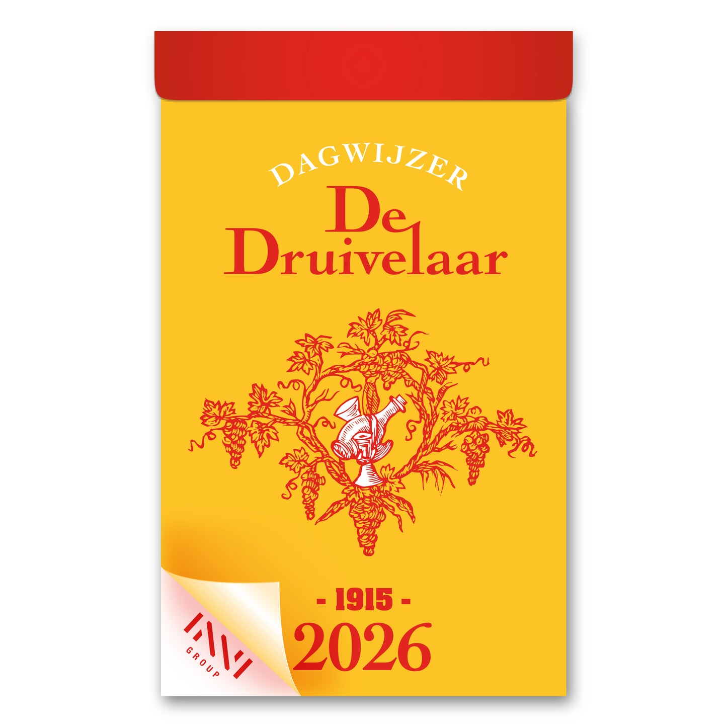 De Druivelaar dagscheurkalender 2025, 106x65 mm