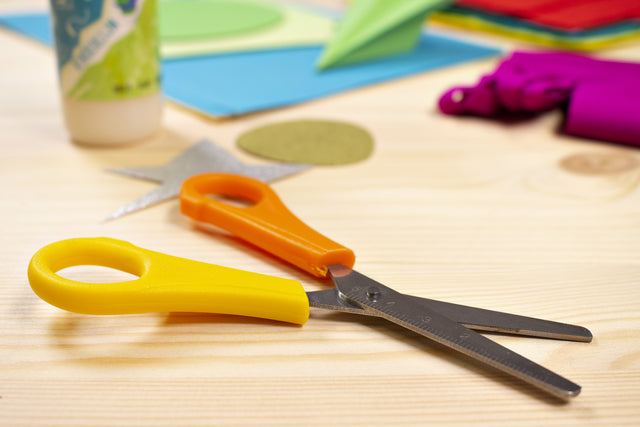 Westcott Ronde Linkshandige Kinderschaar 130mm met kunststof handvat - 3