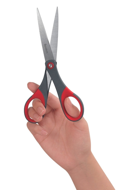 Schaar Scotch 18cm precision rood met blister - 5