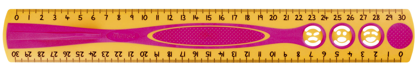 Maped Kidy'grip 30cm Kinderliniaal met grote cijfers en anti-slip - 2