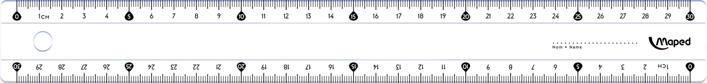 Maped Classic Liniaal 30cm met dubbele bedrukking