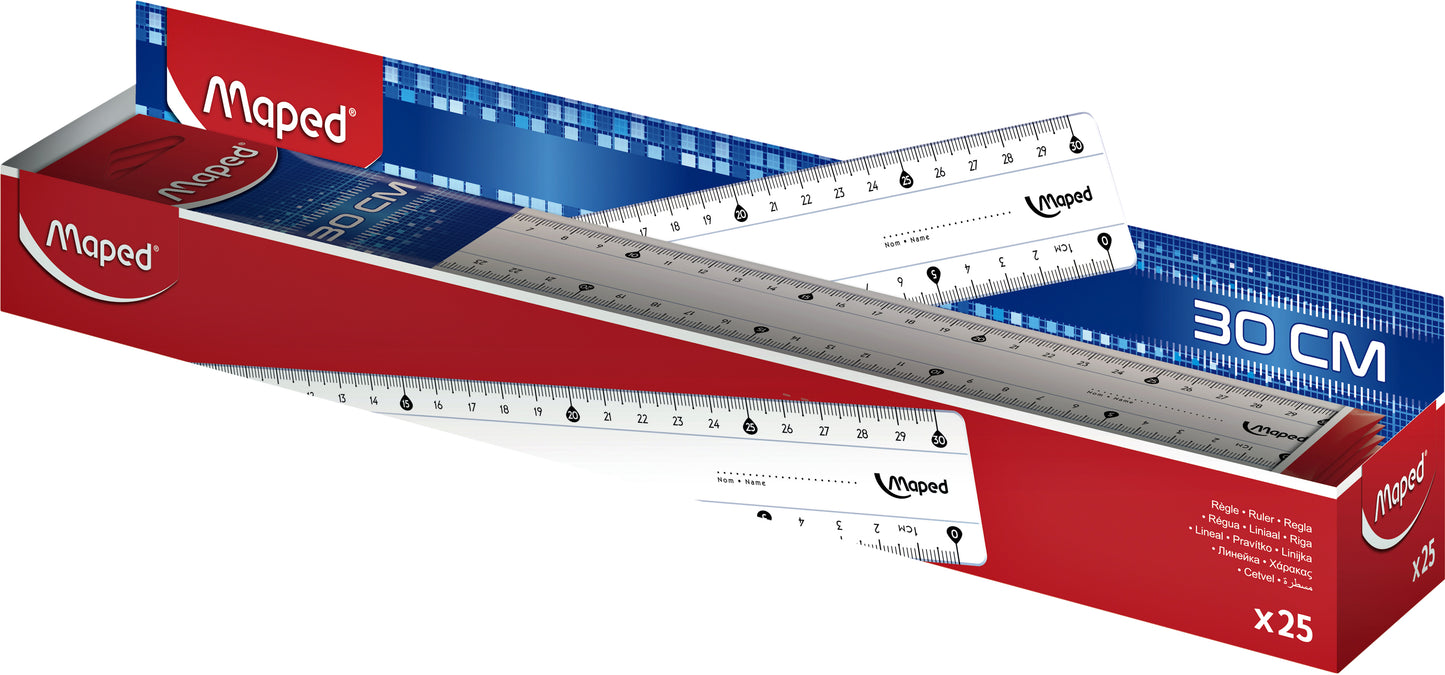 Maped Classic Liniaal 30cm met dubbele bedrukking - 2