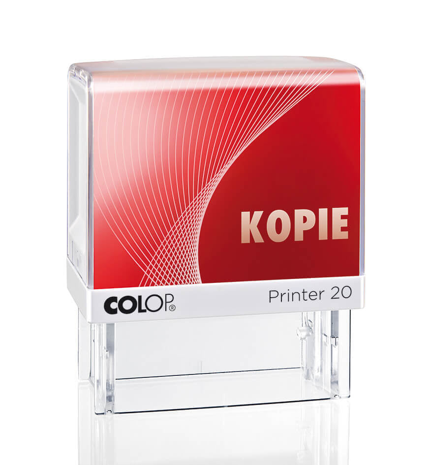 Colop 20 KOPIE Rood Zelfinktende Stempel