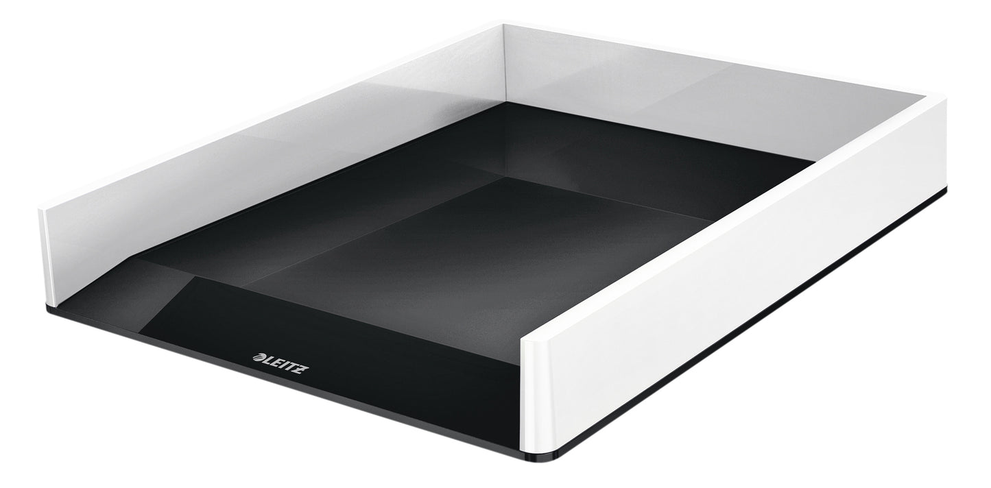 Leitz WOW A4/Wit/Zwart Duo Brievenbak