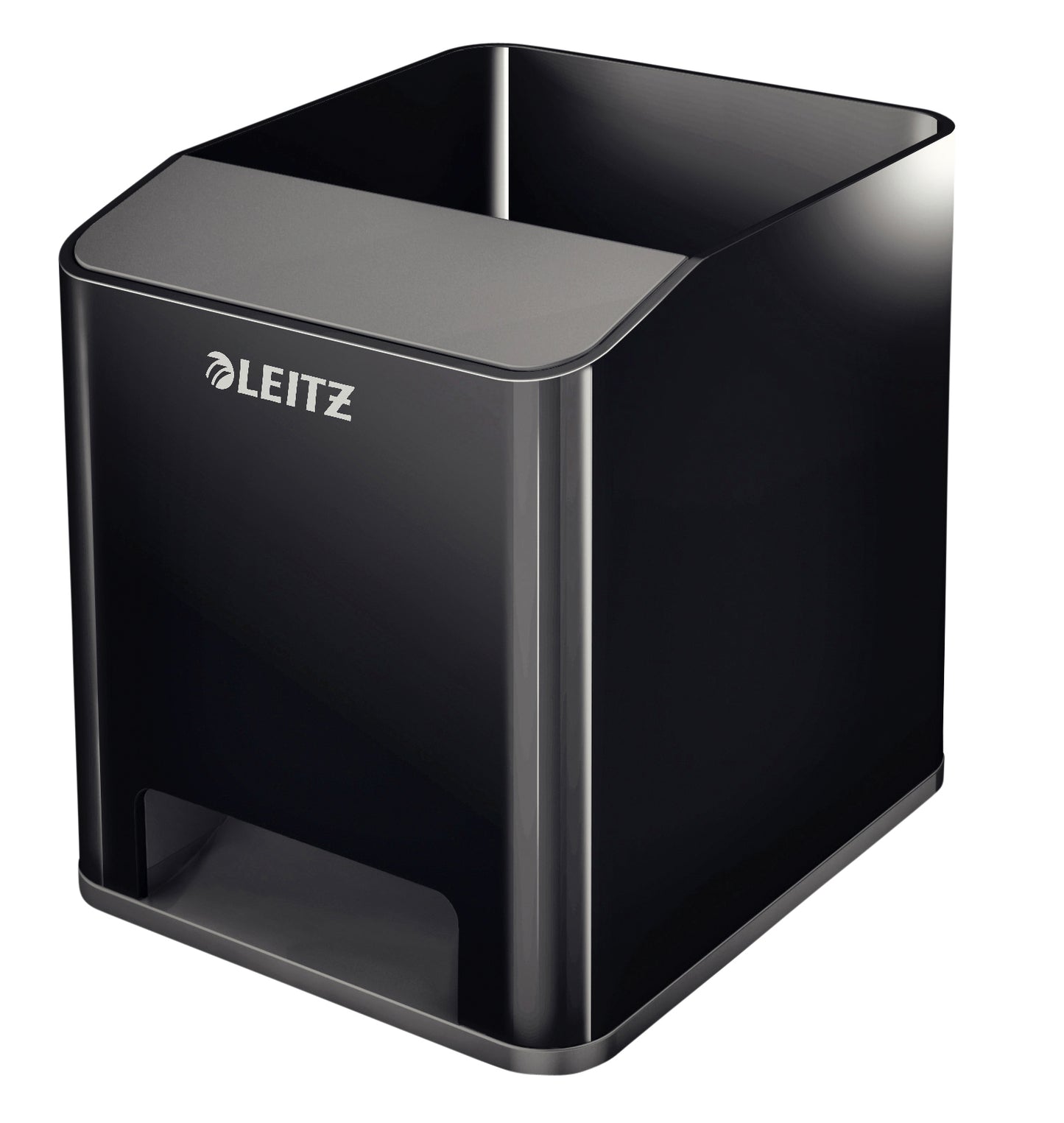 Leitz Duo penhouder zwart/grijs met geluidsversterker - 2