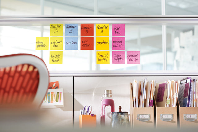 Post-it® Z-Note 76x76mm Super Sticky Assortiment, 90 vellen - 4