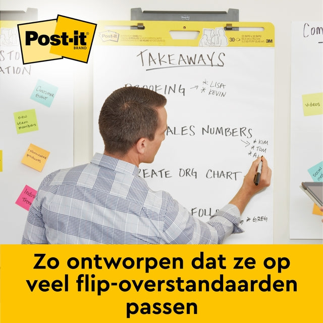 Post-it Meeting Chart Super Sticky 50,8x58,4cm voor dynamische sessies - 2