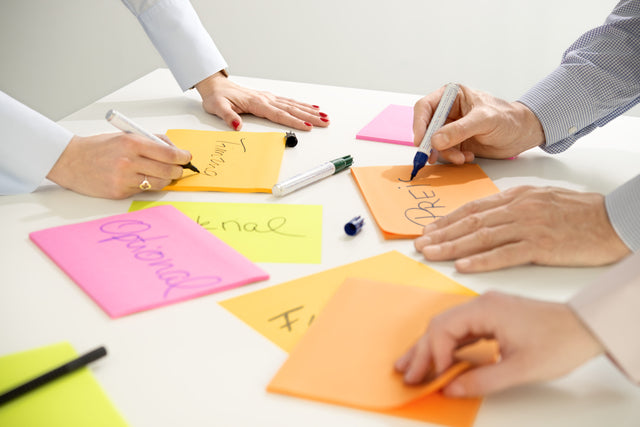 Memoblok Post-it Super Sticky 203x152mm, ass. kleuren - 2
