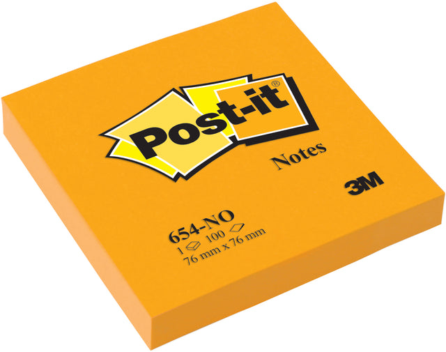 Post-it Notities 76x76mm Oranje - 5