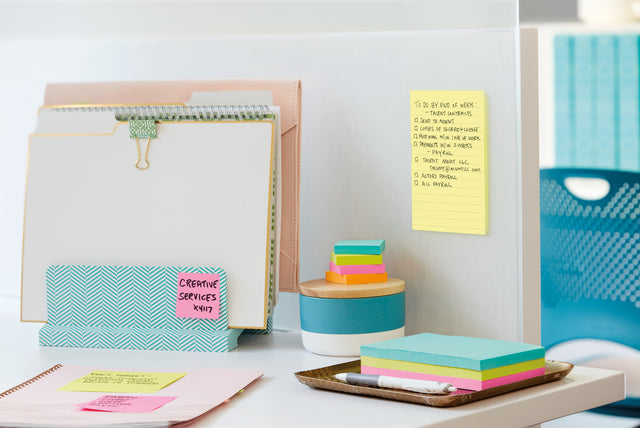 Post-it lijnnotities 102x152mm Canary Yellow, 100 blaadjes - 3
