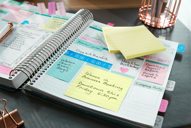 Post-it lijnnotities 102x152mm Canary Yellow, 100 blaadjes - 6
